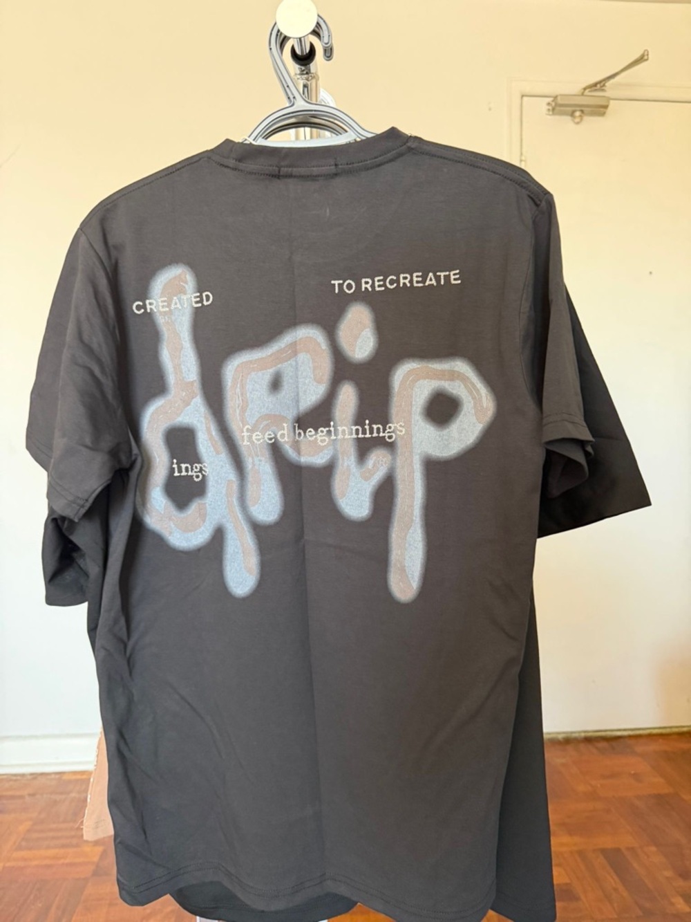 Black Graphic Backprint T-Shirt